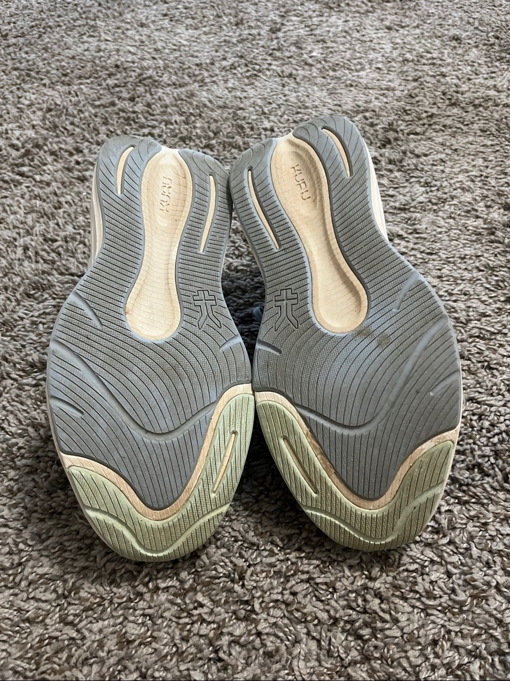 KURU Cloud Atom 2 Women's Pale Blue Knit Athletic Sneakers - Picture 7 of 8